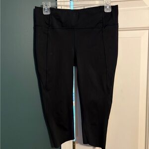 Athleta Midnight Black Cropped Leggings